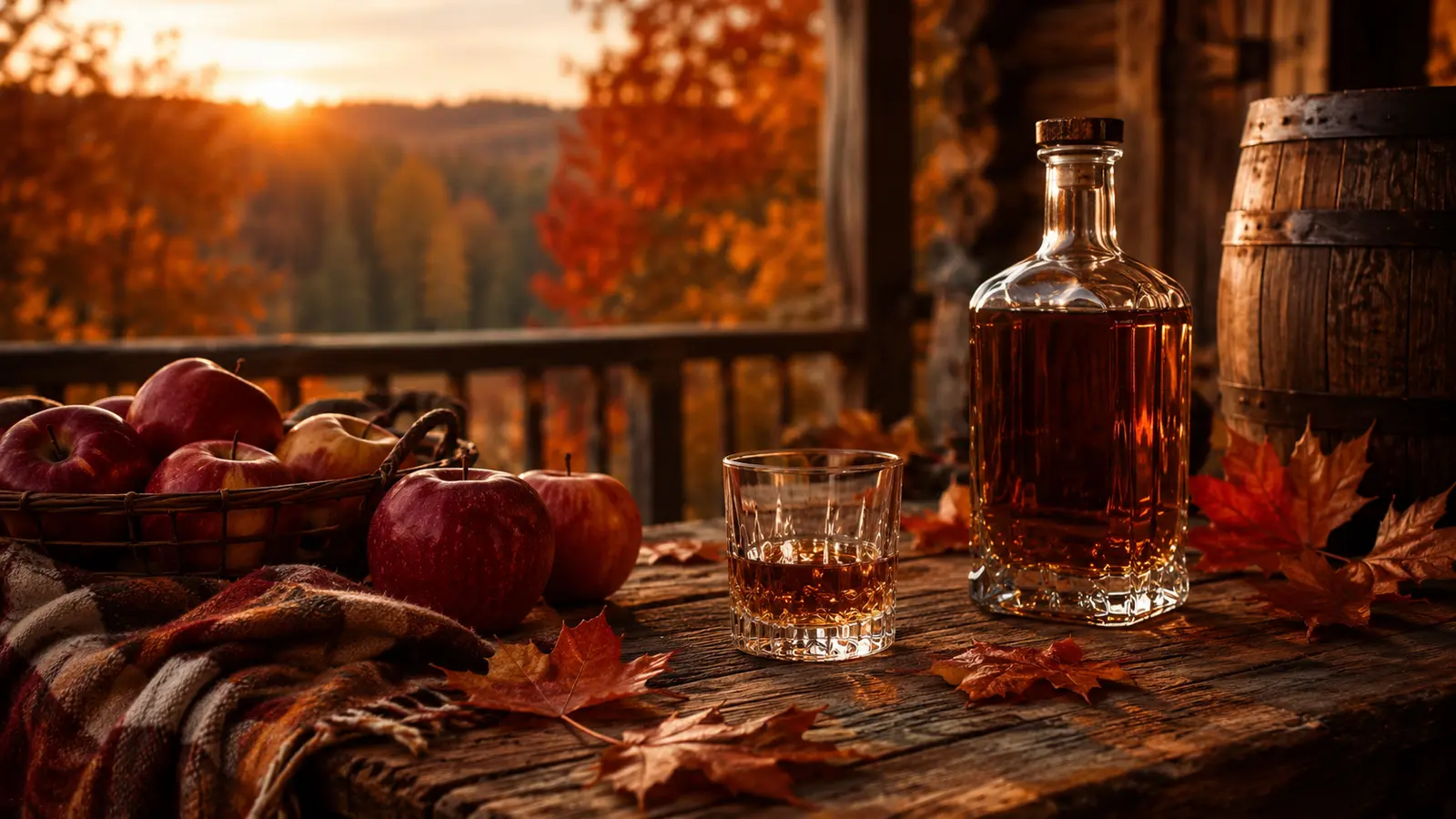 Apple Maple Bourbon: The Barrel House at the Bottom of the Grade, a stop on Route 109