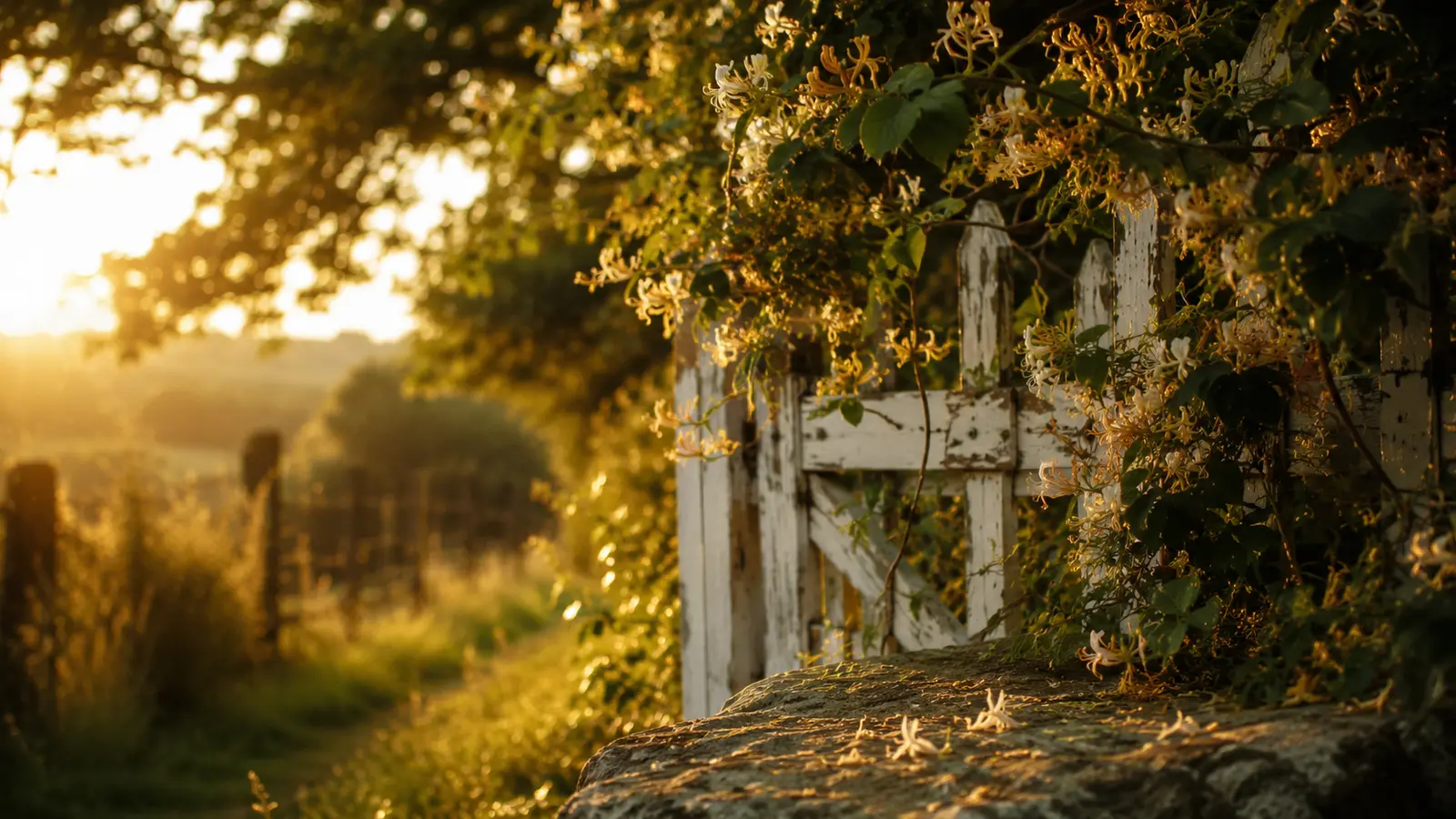 Honeysuckle: The First Garden Fence, a stop on Route 109