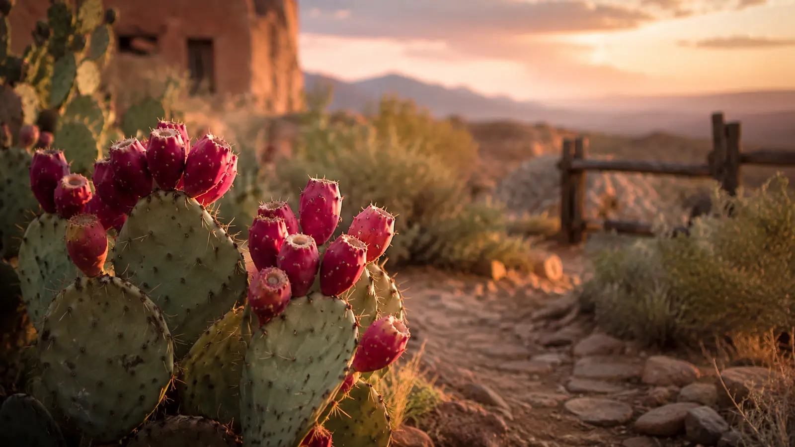 Prickly Pear: The Honor Table on the Last Sun Ledge, a stop on Route 109