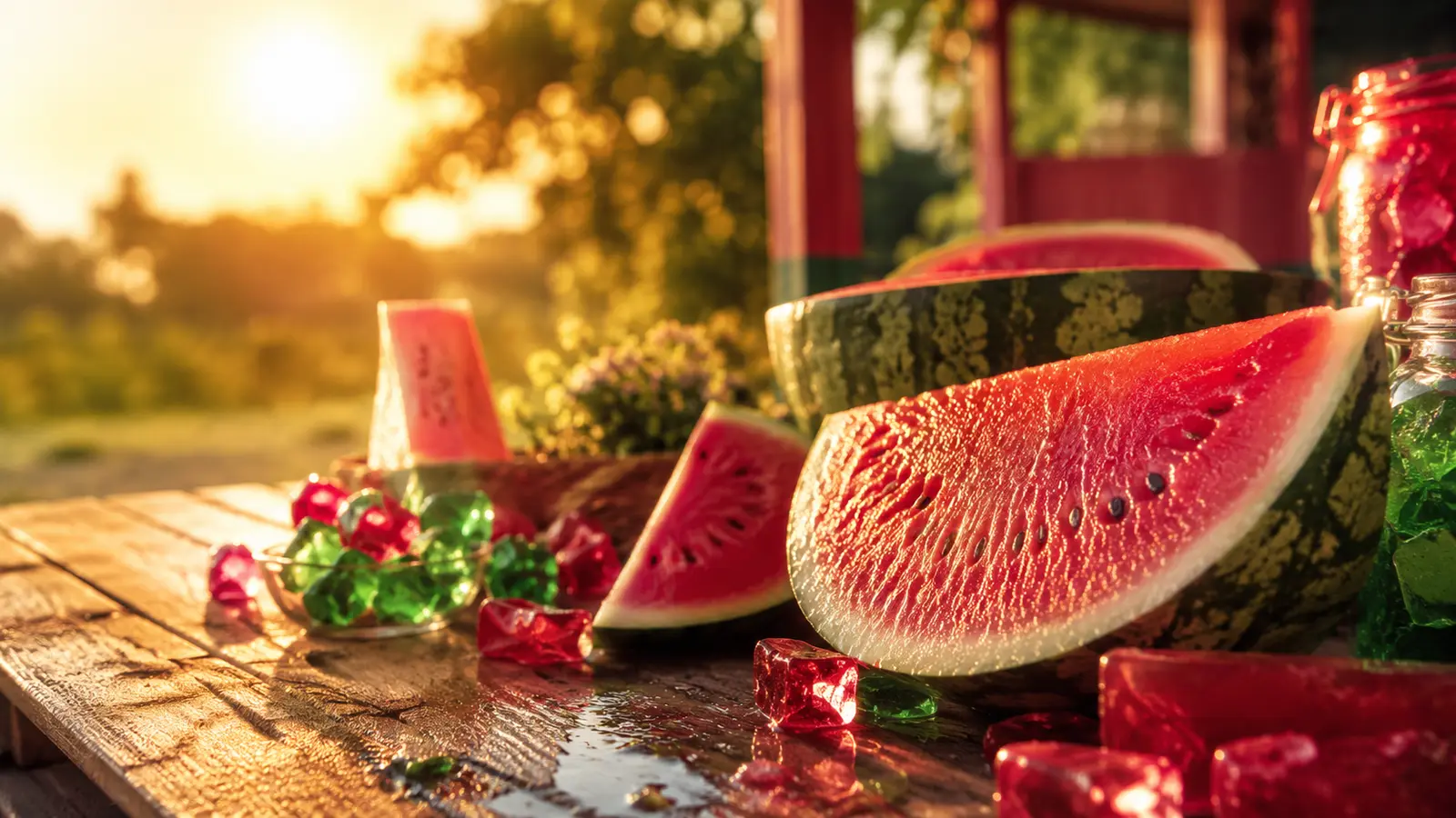 Watermelon Jolly Rancher: The Jar on the Halfway Counter, a stop on Route 109