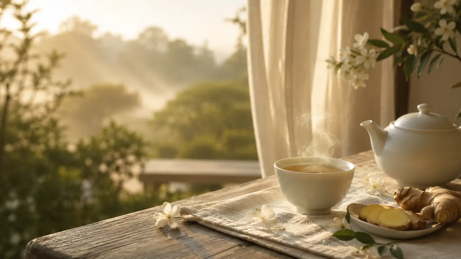 White Tea and Ginger: The Tea House at the County Line, a stop on Route 109